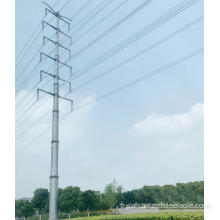 Pôle en acier de transmission électrique polygonale de 220kV